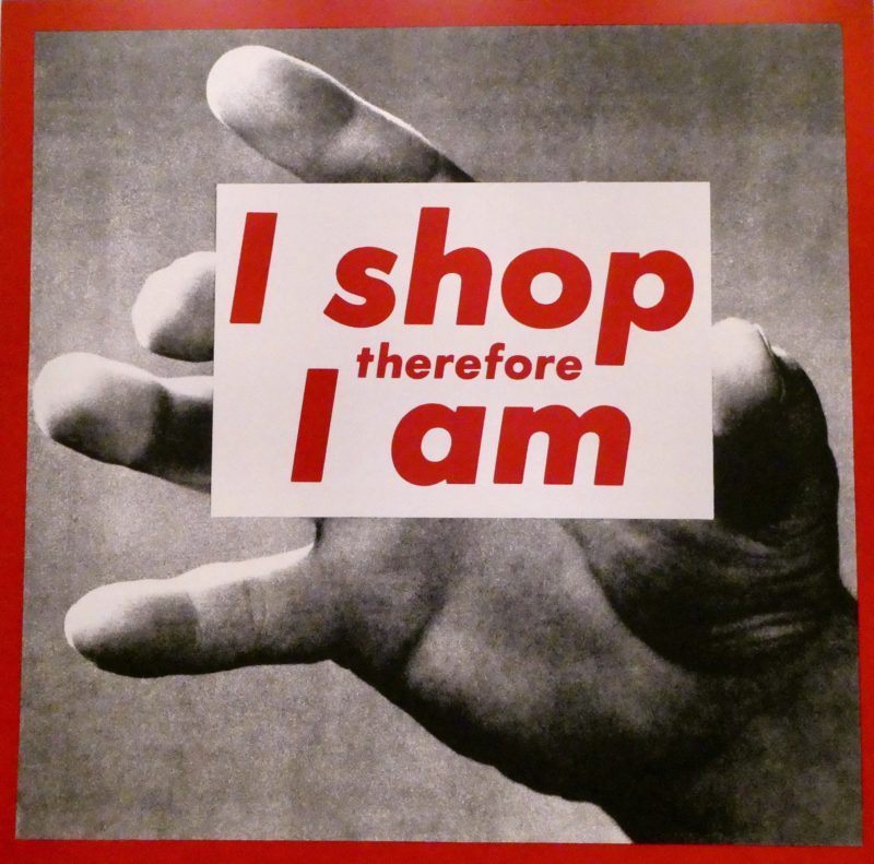 Barbara Kruger
I shop therefore I am (1987)